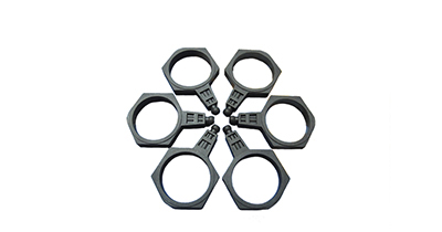 PEEK outer six-axis sleeve for textile machine heald frame