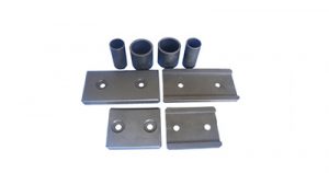 Monforts PEEK wear-resistant sliders are used in textile machinery