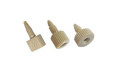 PEEK finger-tight fittings