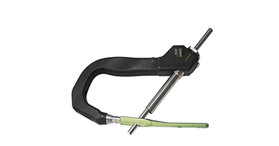 Continuous carbon fiber CF/PEEK composite femoral intramedullary nail aiming frame